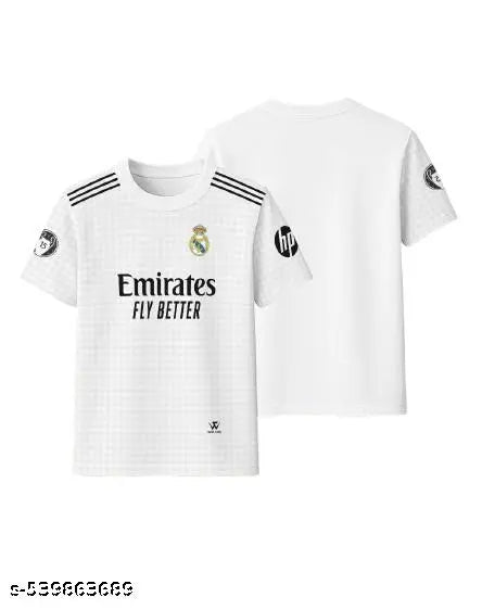 White Real madrid jersey men | plain white jersey football
